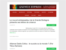 Tablet Screenshot of guineaexpress.com
